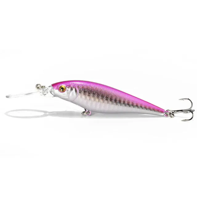 1.5-4m 10.5g 11cm Hard Bait Minnow Fishing lures Crankbait Wobbler Depth Dive Bass Fresh Salt water 4# Hook