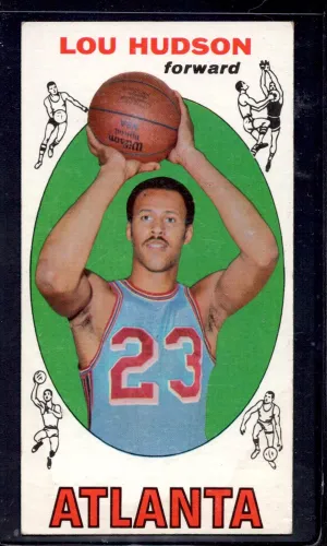 1969-70 Topps #65 Lou Hudson Atlanta Hawks Rookie Basketball Cards