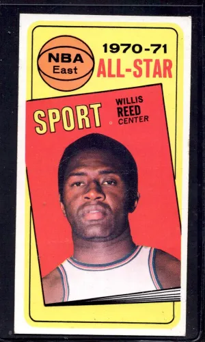 1970-71 Topps #110 Willis Reed New York Knicks All-Star Basketball Cards