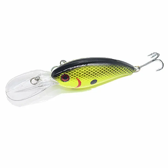 1Pcs 14g 10.5cm Crank Wobblers Fishing Lures Hard Fishing bait 7 Colors tackle Pesca Bass Spinner YR-198