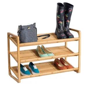 3 Tier Bamboo Shoe Rack