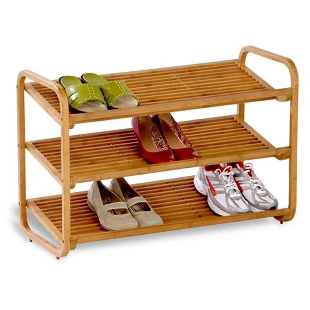 3 Tier Bamboo Shoe Rack