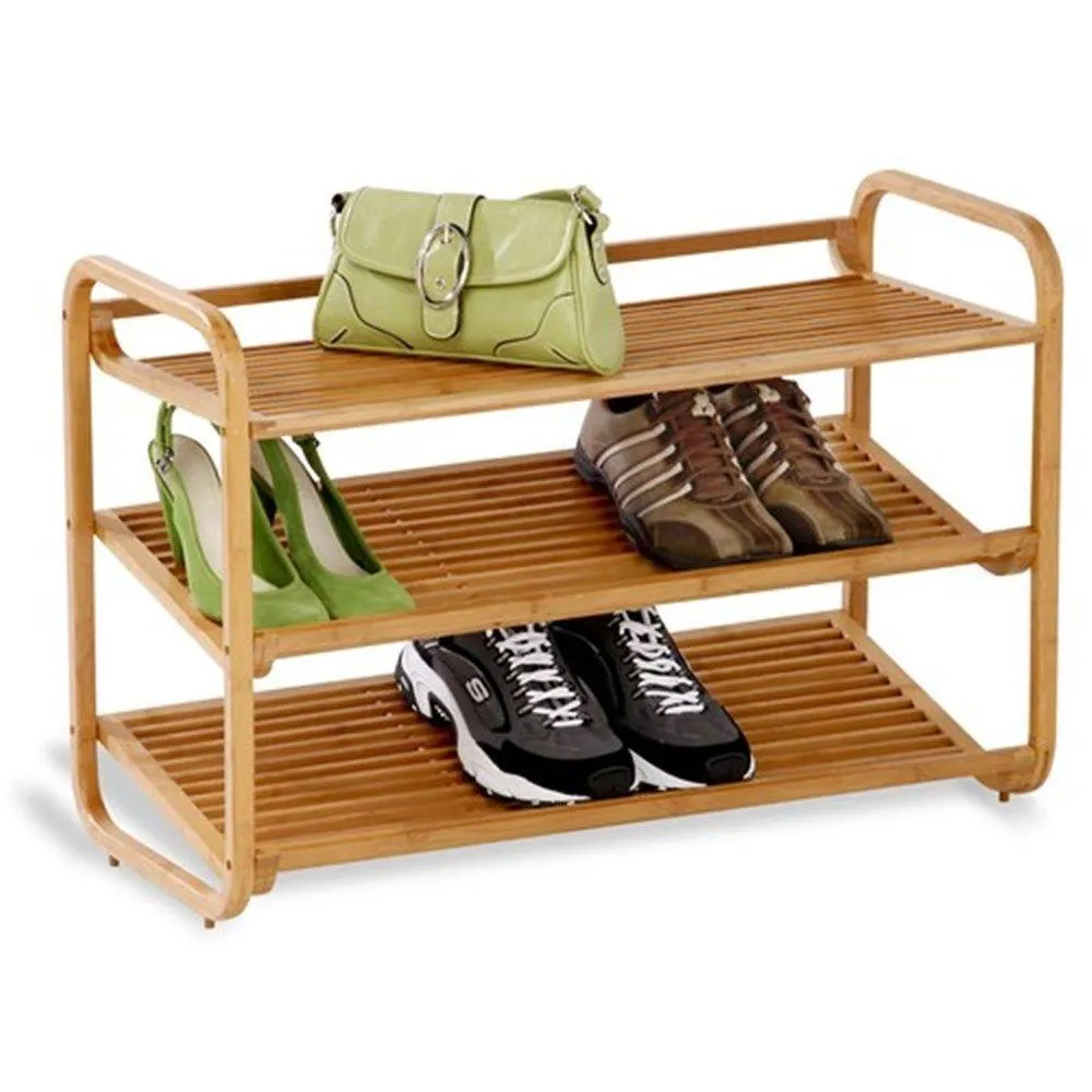 3 Tier Bamboo Shoe Rack