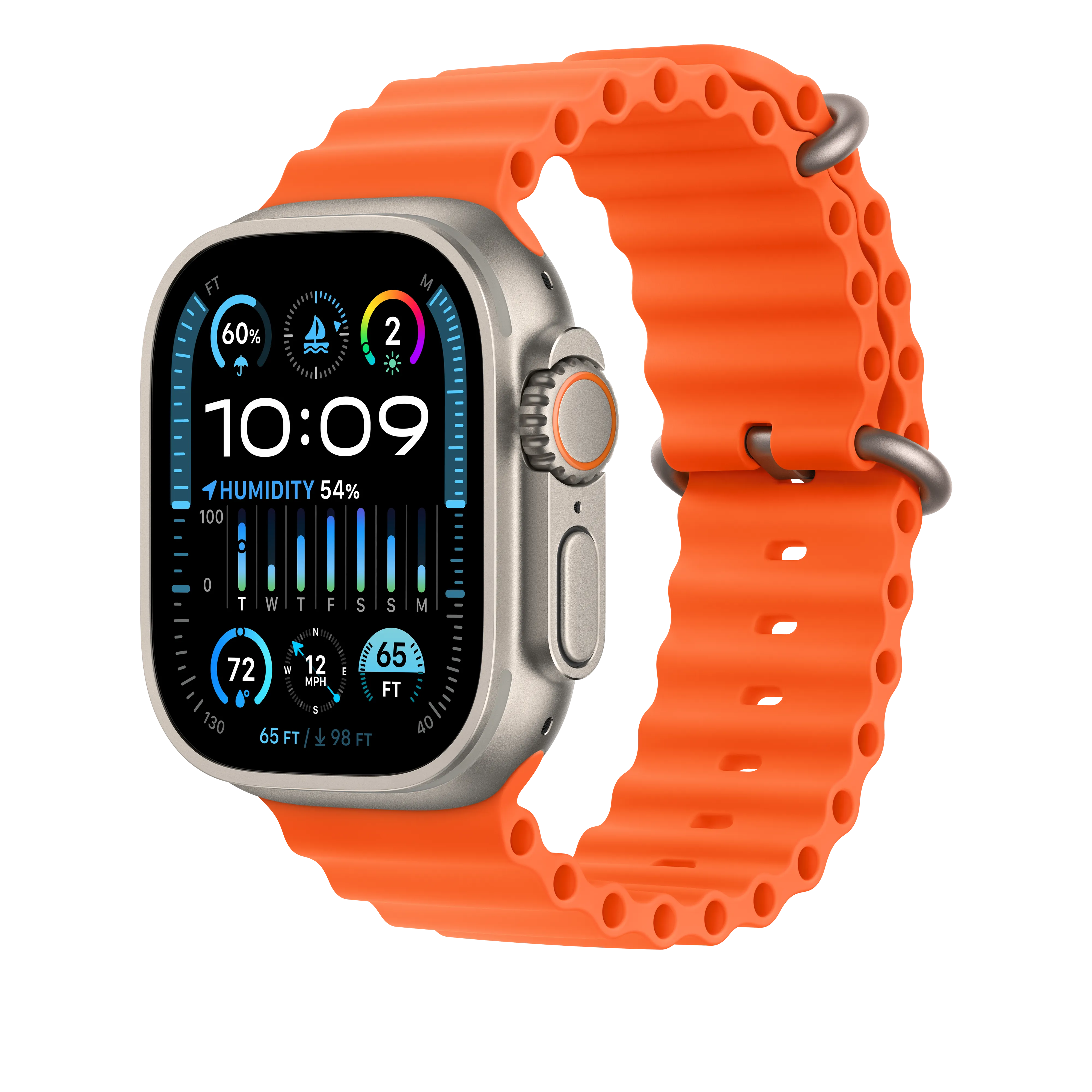 49mm Orange Ocean Band