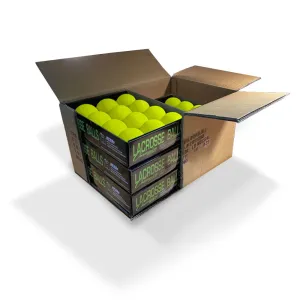 60 Yellow Champion Sports Lacrosse Balls meets NOCSAE standard SEI Certified