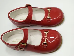 6270-2 Red Shoe with Horsebit.