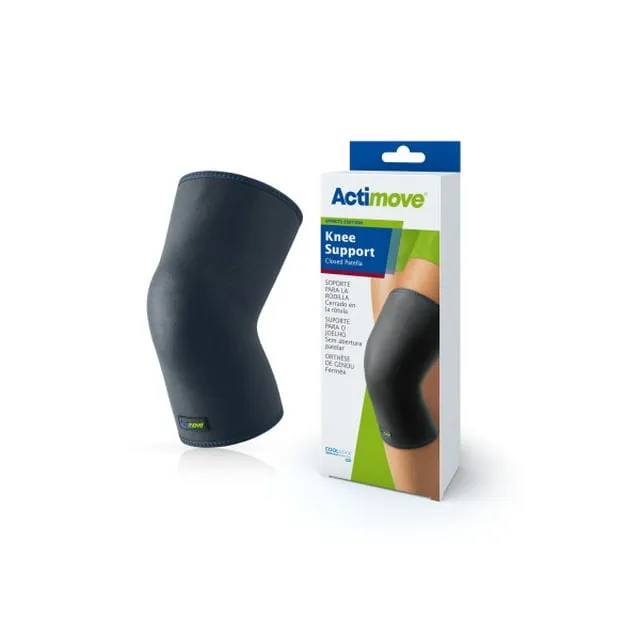 Actimove Knee Support Sleeve Closed Patella Navy