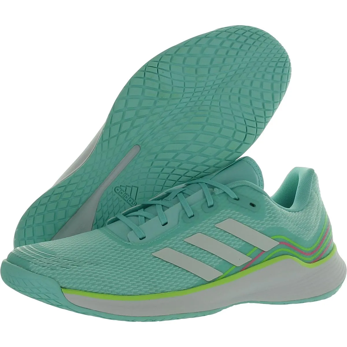 Adidas Womens Novaflight Indoor Athletic Other Sports Shoes