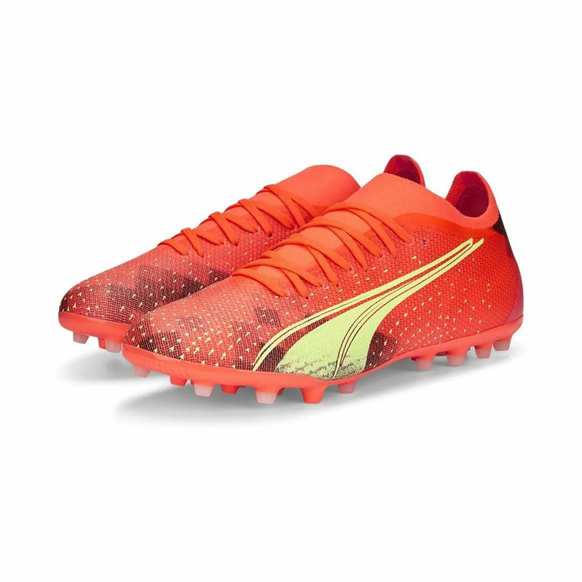 Adult's Football Boots Puma Ultra Match MG Orange