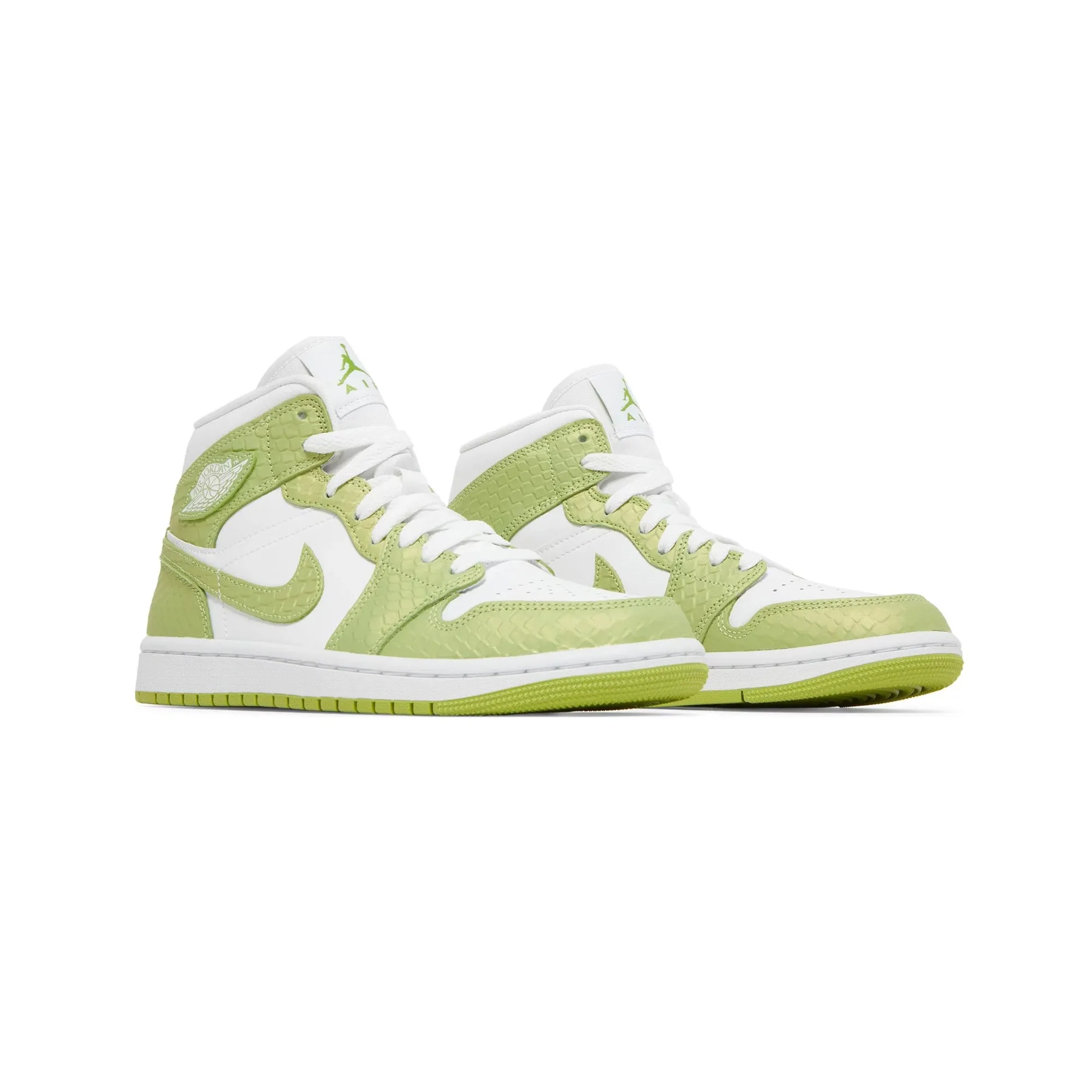 Air Jordan 1 Mid 'Green Python' W (2022)