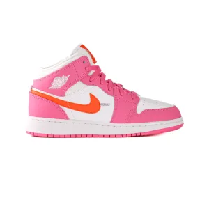 Air Jordan 1 Mid 'Pinksicle Safety Orange' GS (2022)