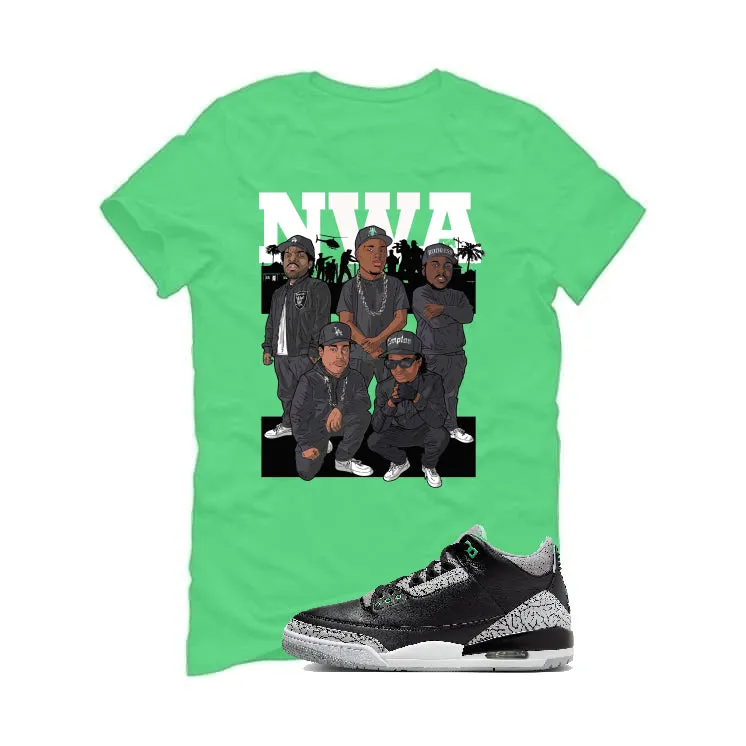 Air Jordan 3 “Green Glow” | illcurrency Synthetic Green T-Shirt (WITH ATTITUDE)