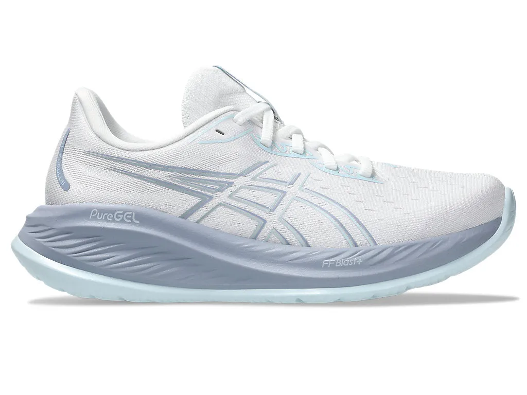 ASICS WOMEN'S GEL CUMULUS 26 WHITE/GREY RUNNIG SHOES