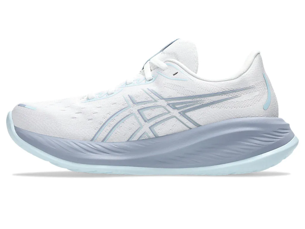 ASICS WOMEN'S GEL CUMULUS 26 WHITE/GREY RUNNIG SHOES