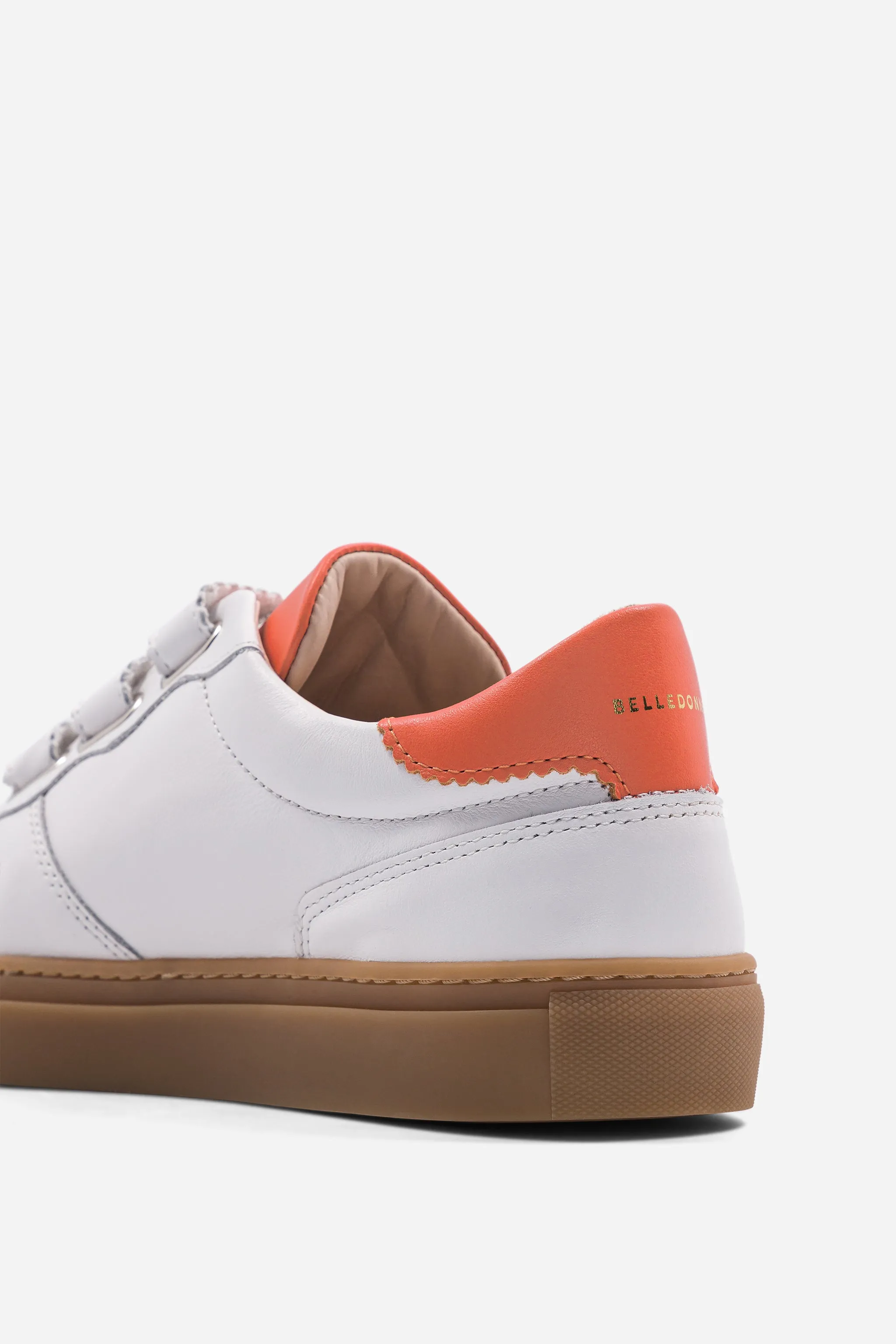 B0 Velcro - White / Orange