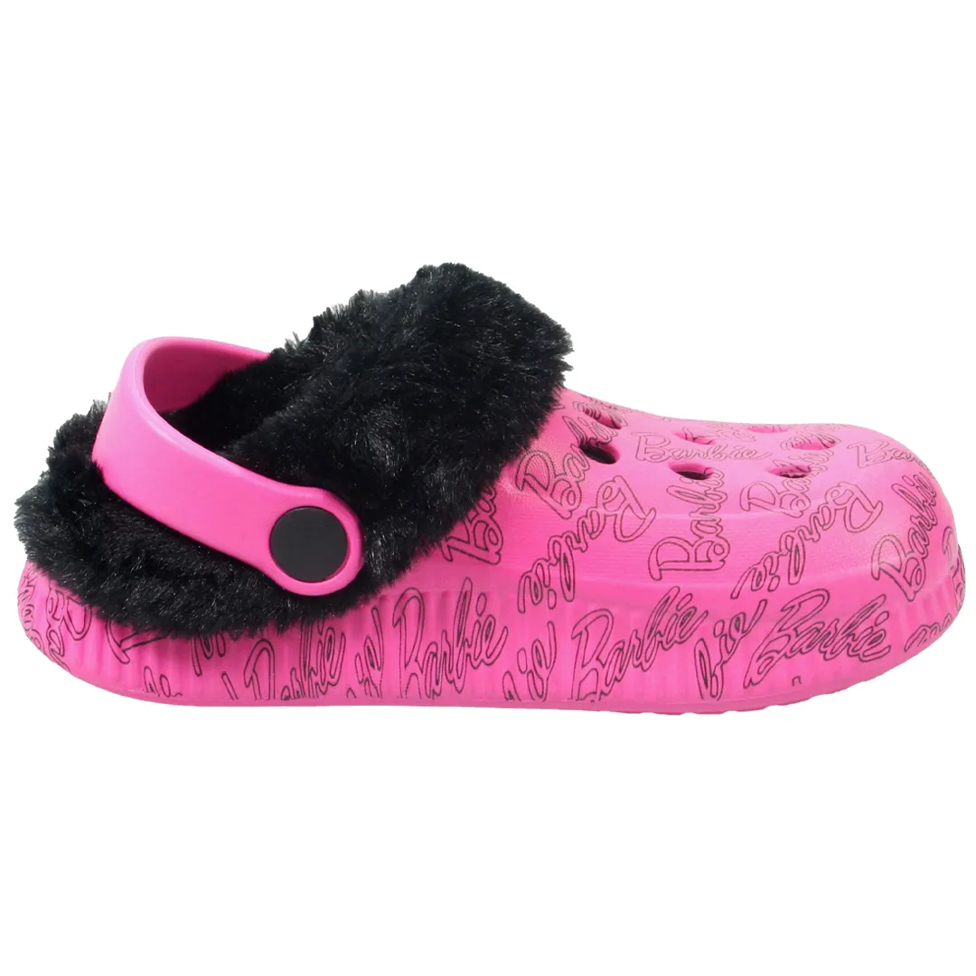 Barbie Fleece Lined Clogs