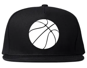 Basketball Logo Chest Mens Snapback Hat