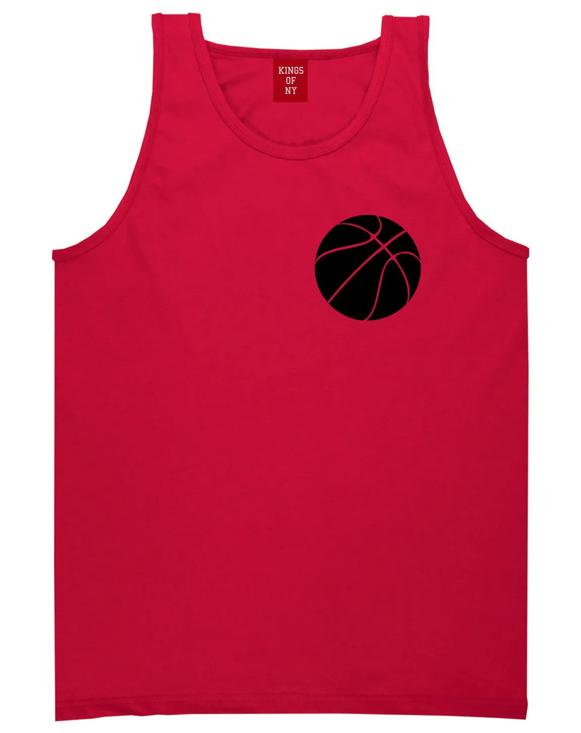 Basketball Logo Chest Mens Tank Top Shirt