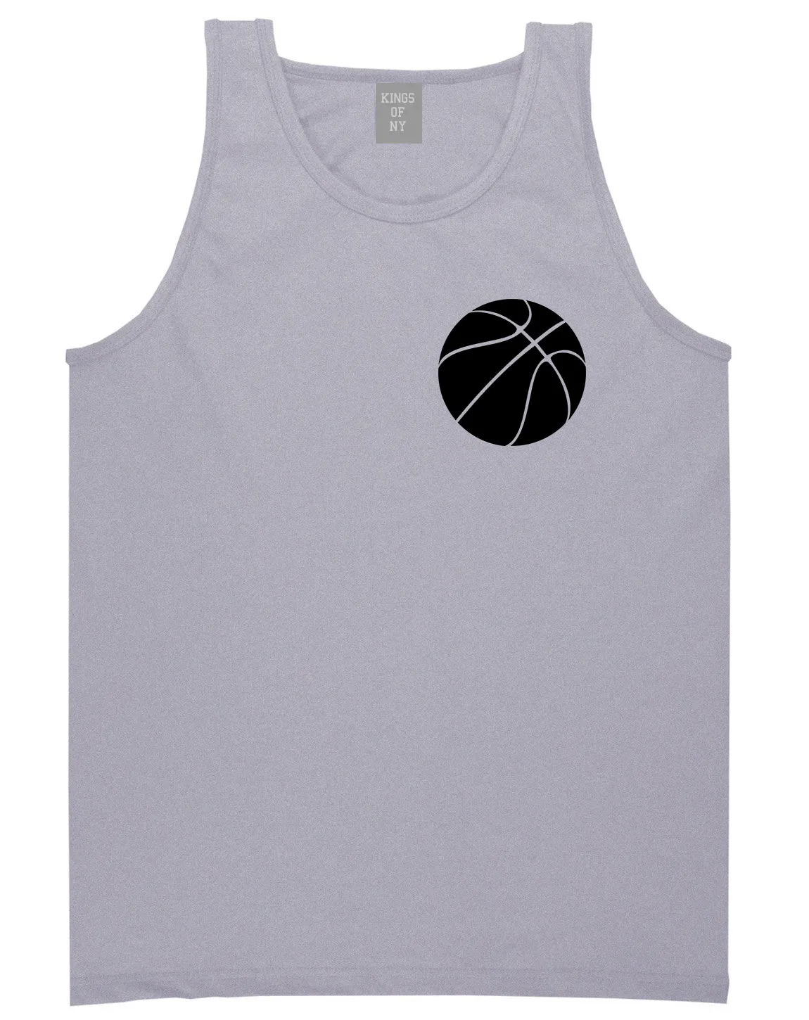 Basketball Logo Chest Mens Tank Top Shirt