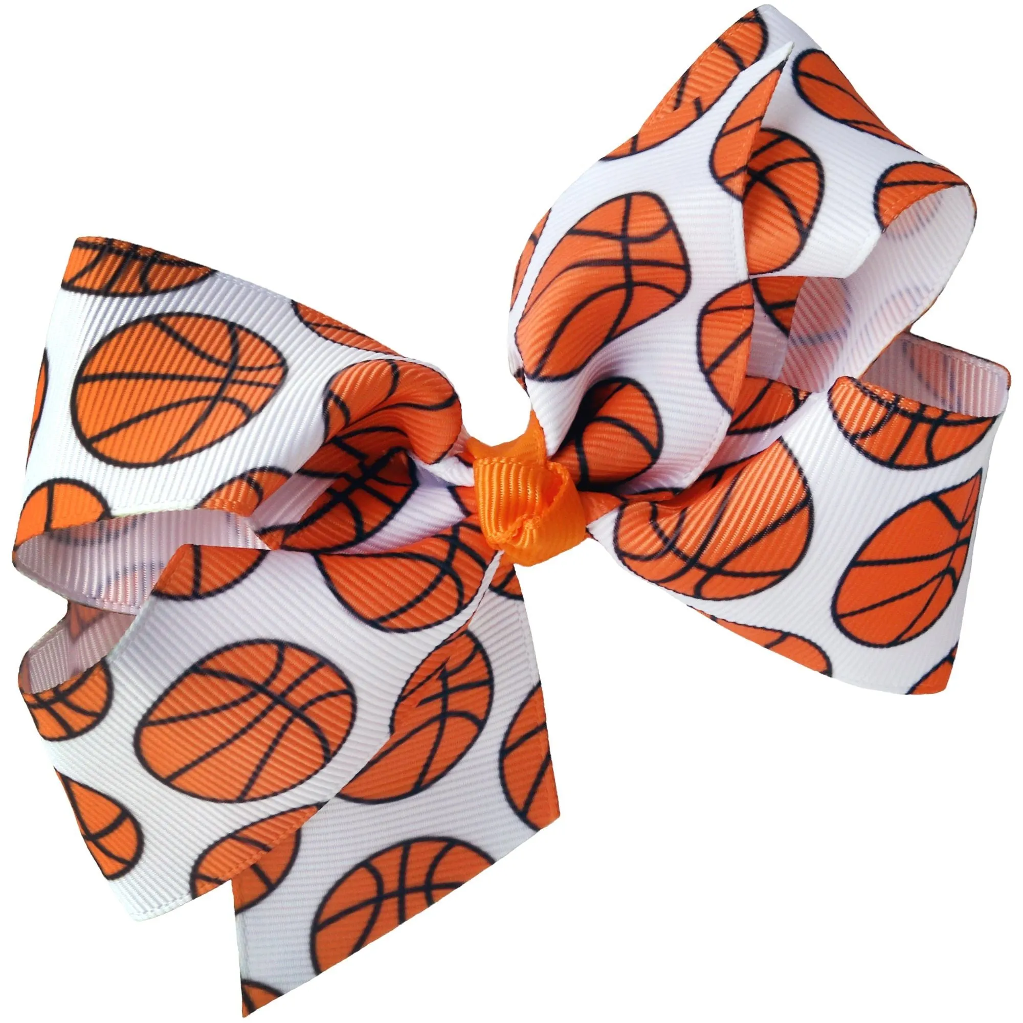 Basketball Sports Classic Hair Bow