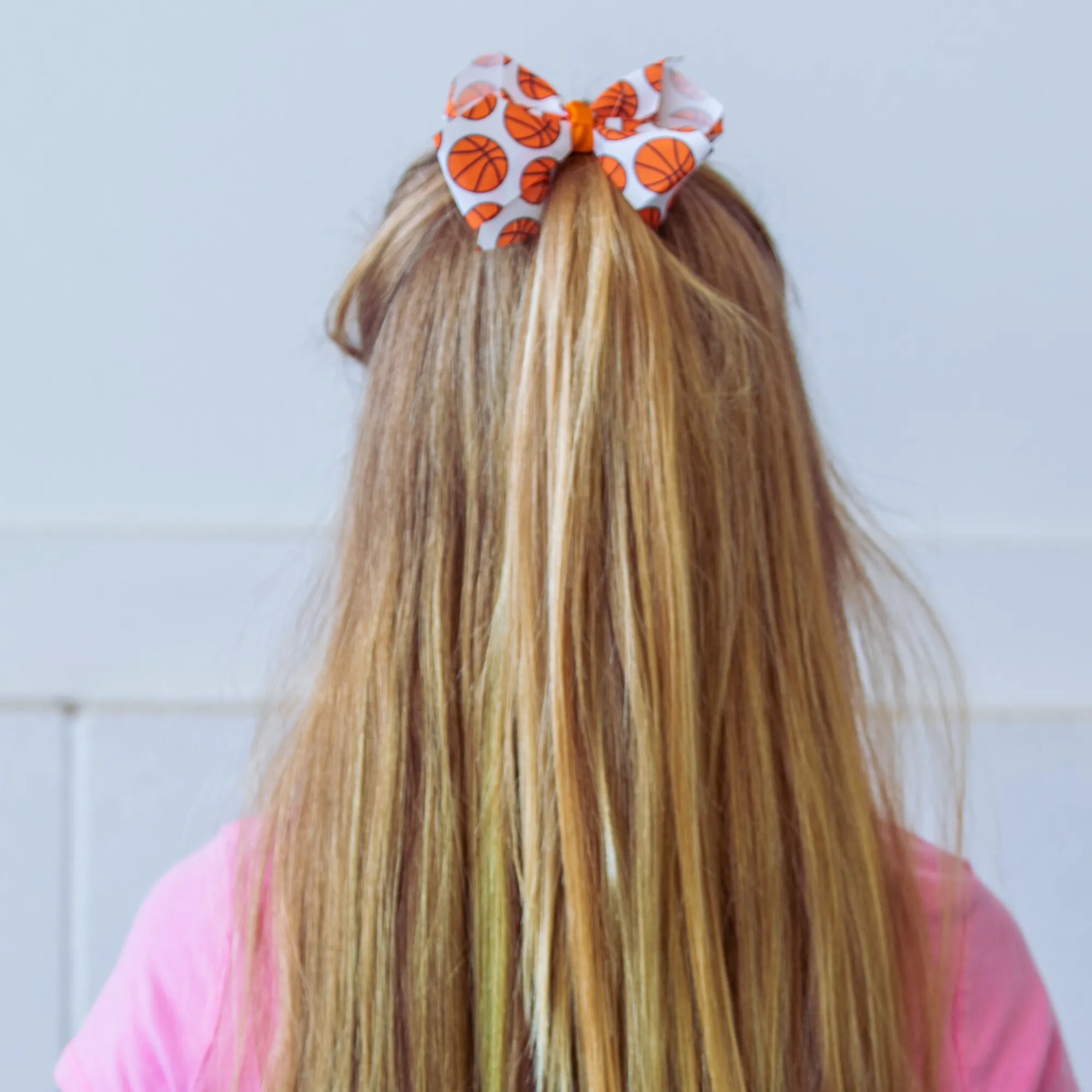 Basketball Sports Classic Hair Bow