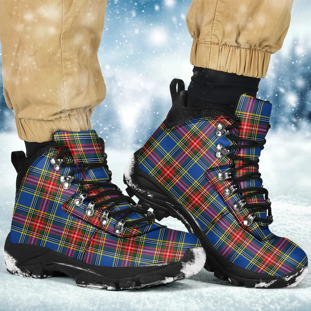 Bethune Tartan Alpine Boots