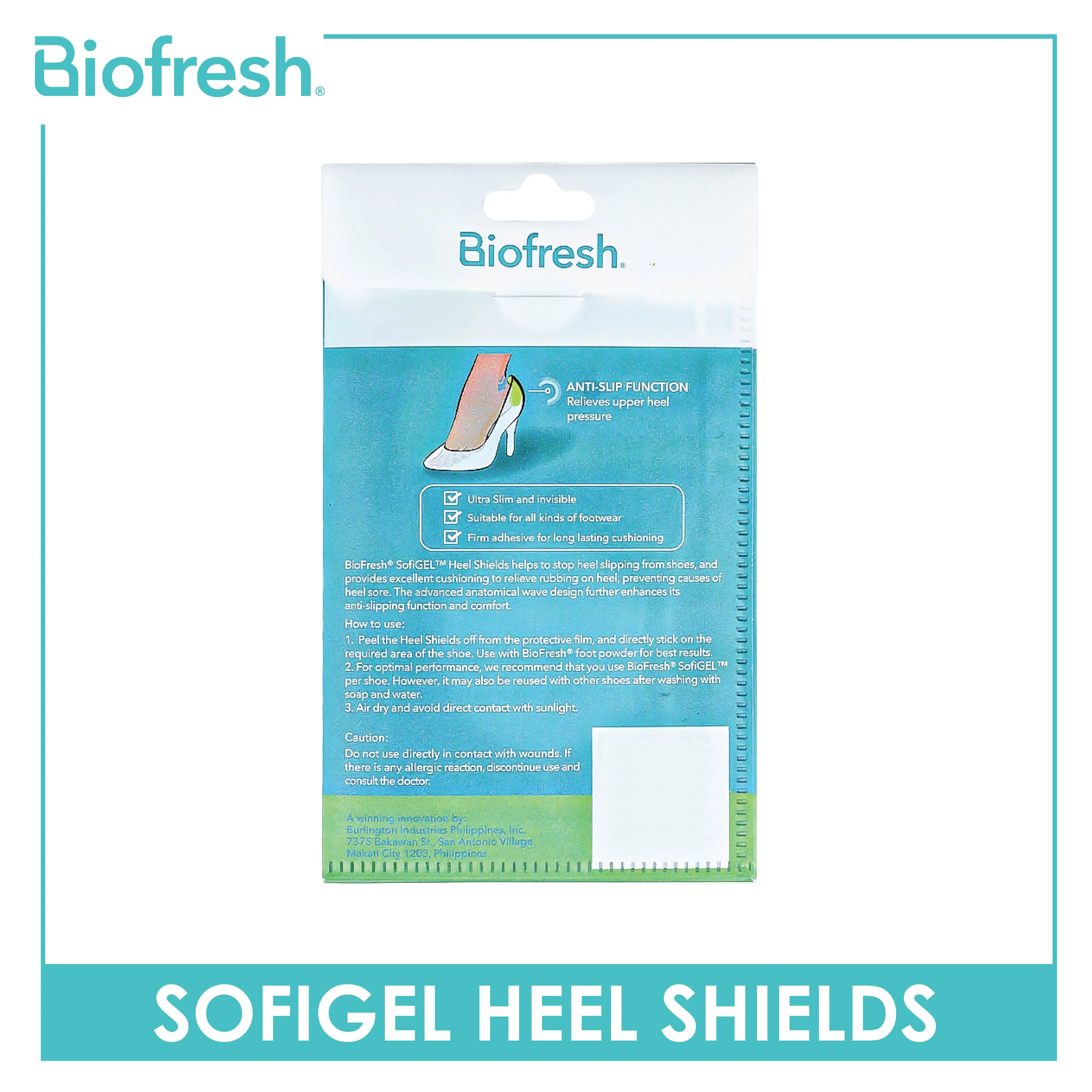 Biofresh FLSG005 SofiGel Heel Shields