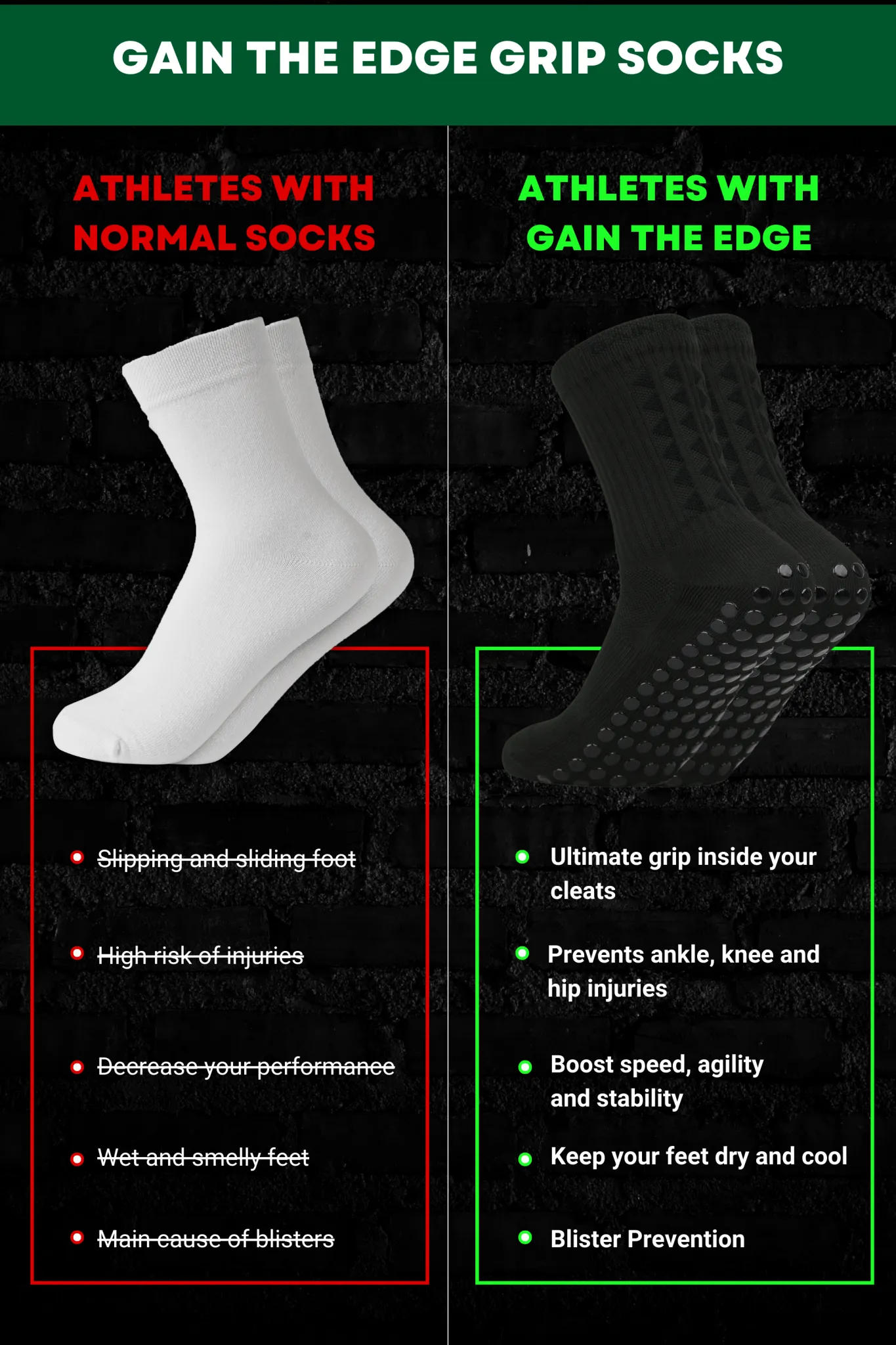 BLACKOUT EDITION GRIP SOCKS 2.0