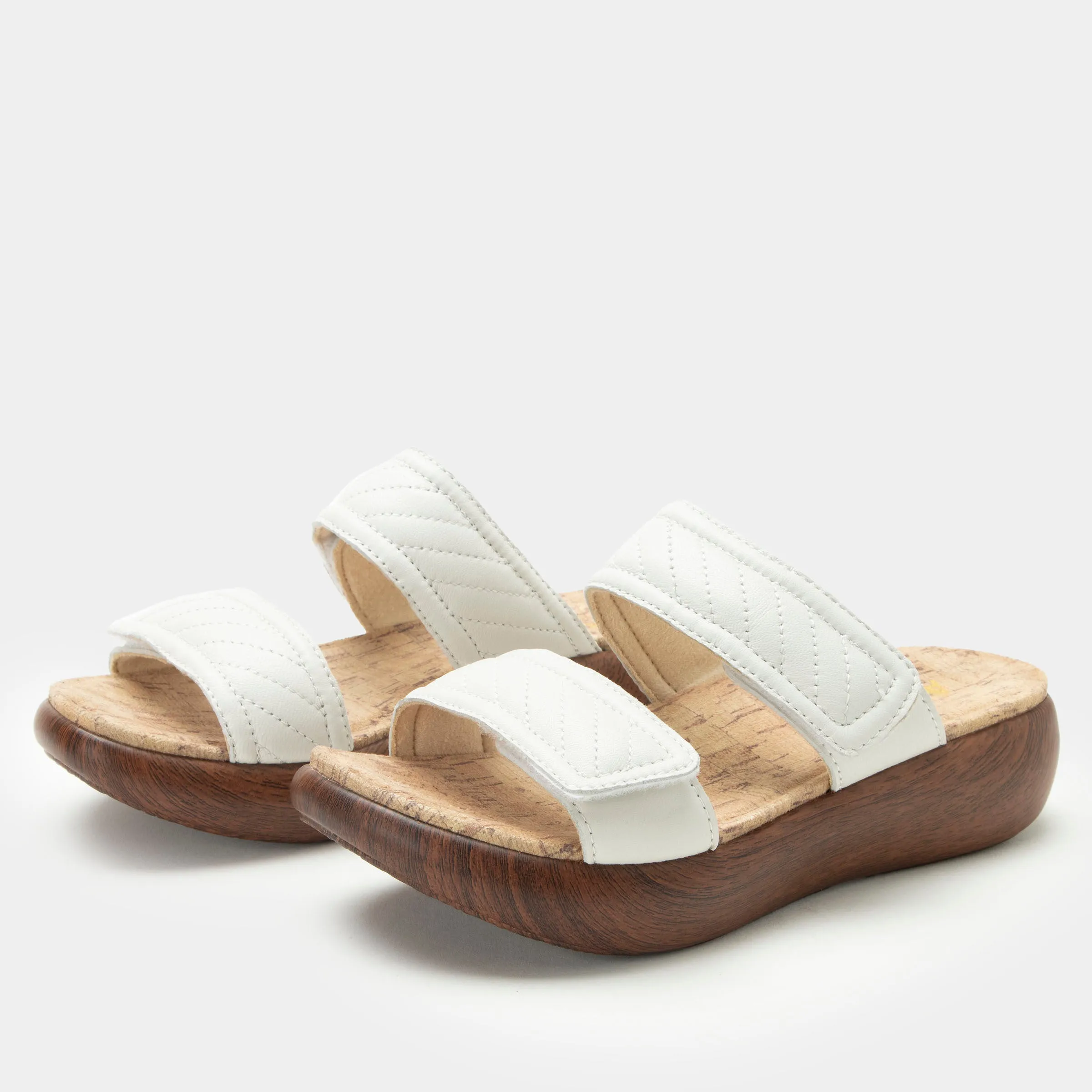 Brayah White Sandal