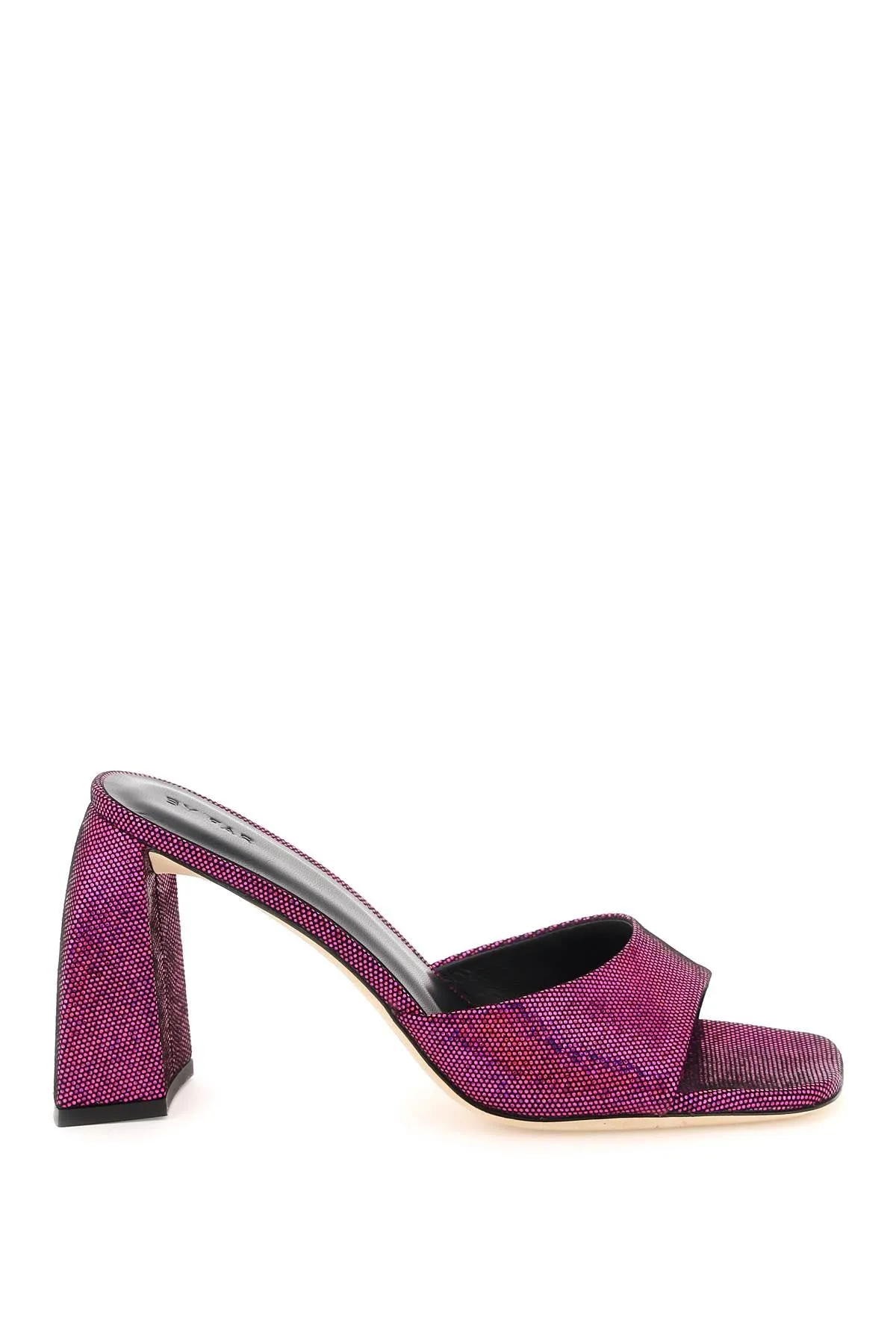 By far disco dot leather 'michele' mules