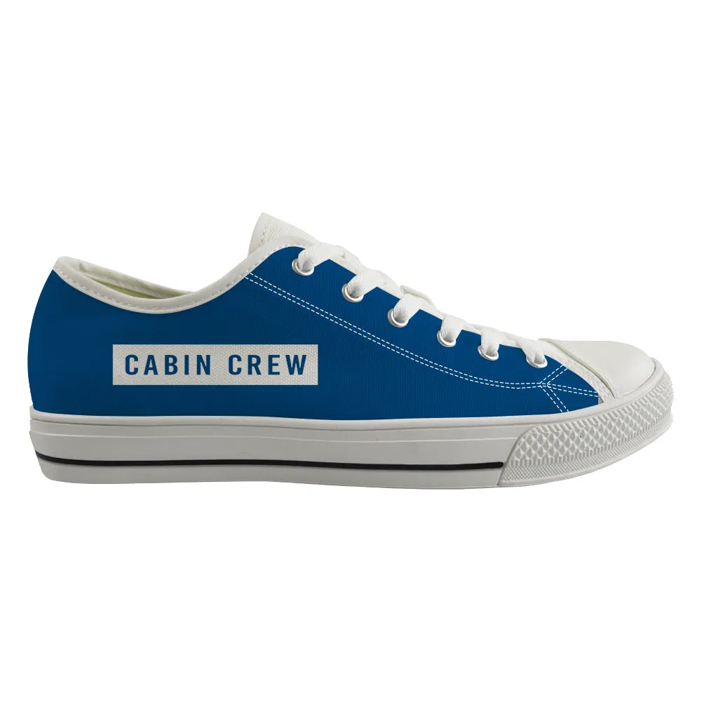 Cabin Crew Text Designed Canvas Shoes (Men)