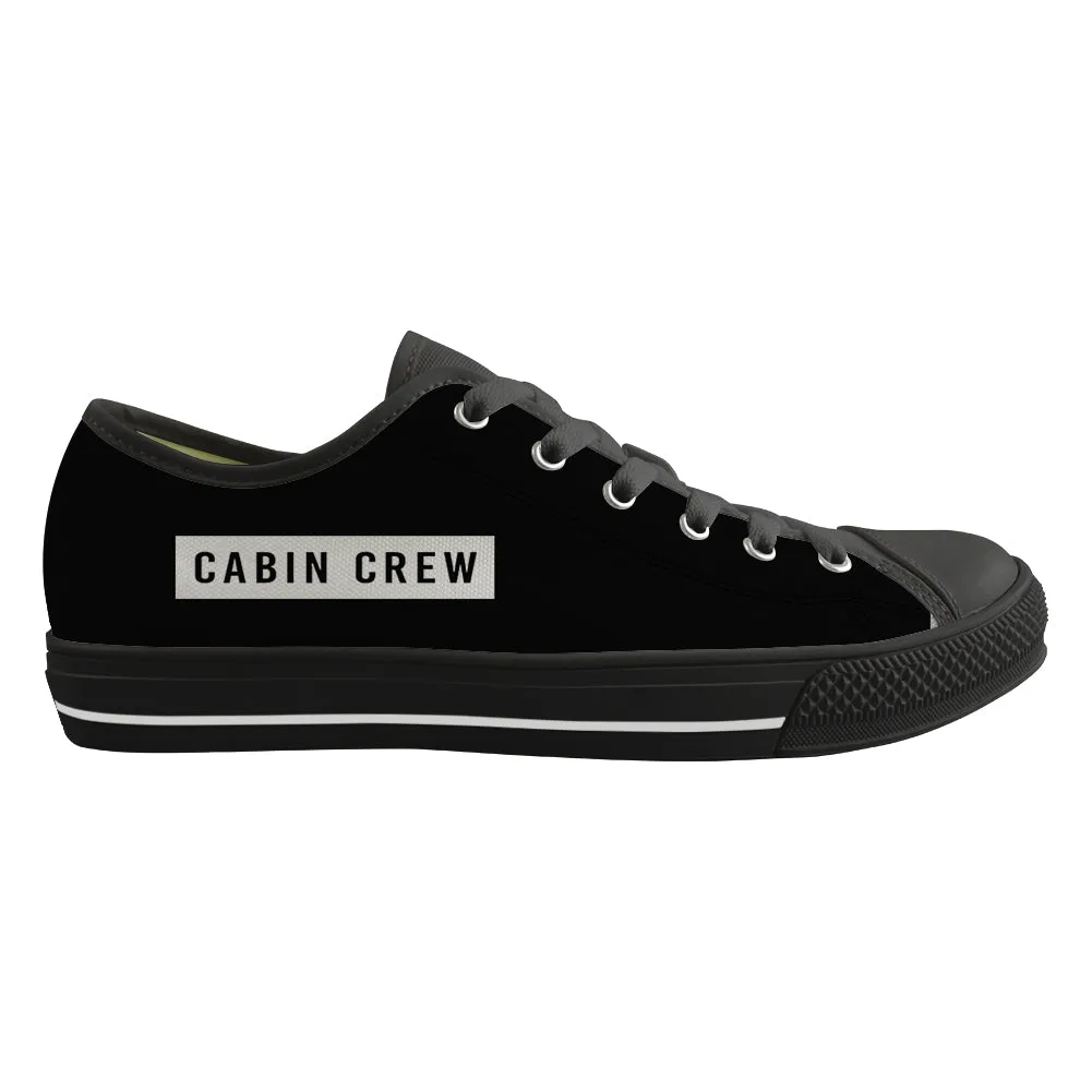 Cabin Crew Text Designed Canvas Shoes (Men)