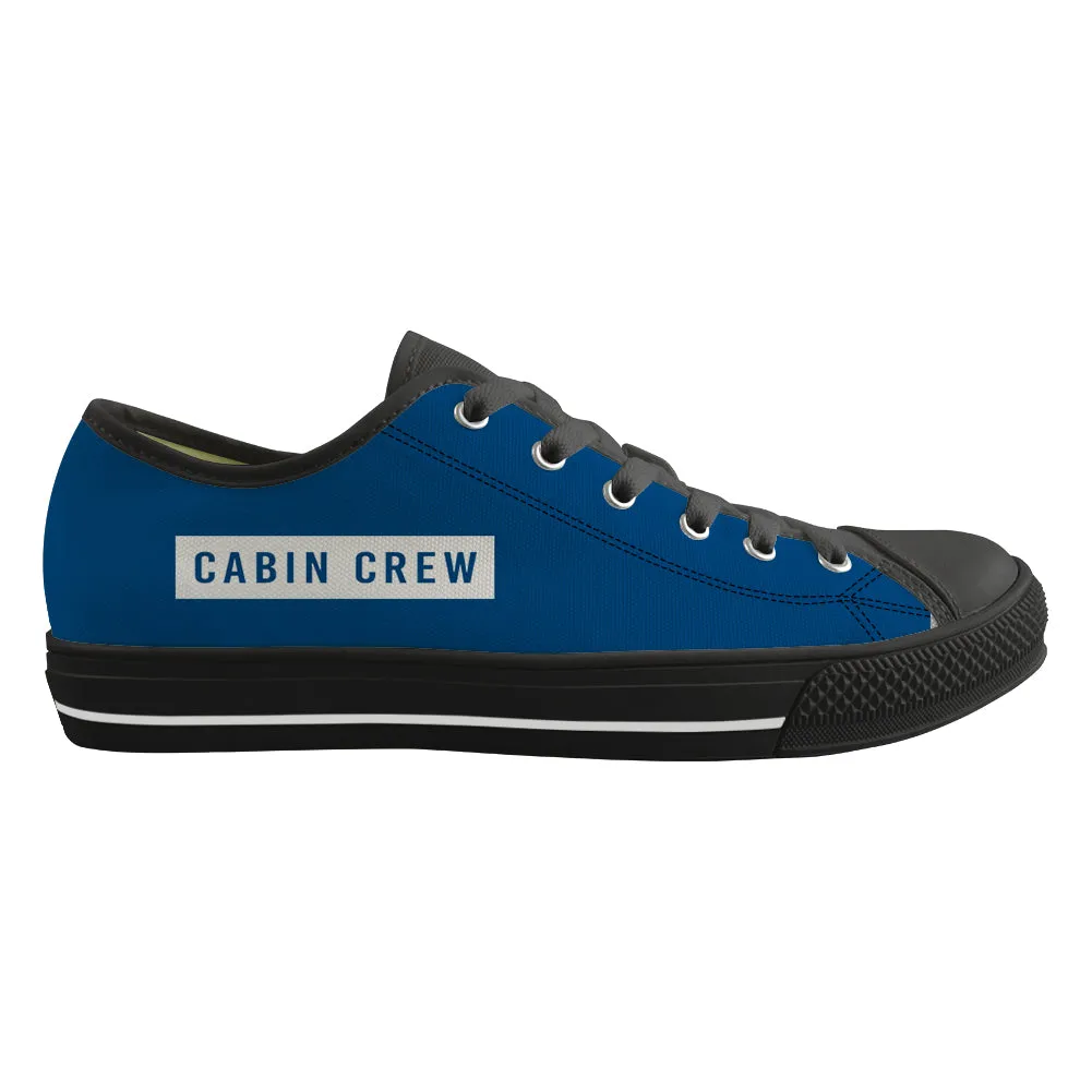 Cabin Crew Text Designed Canvas Shoes (Men)