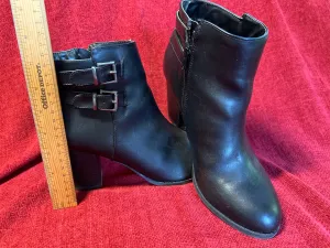 Charlotte Russe black ankle boots 3 heel - size Shoes-Adult Size 11