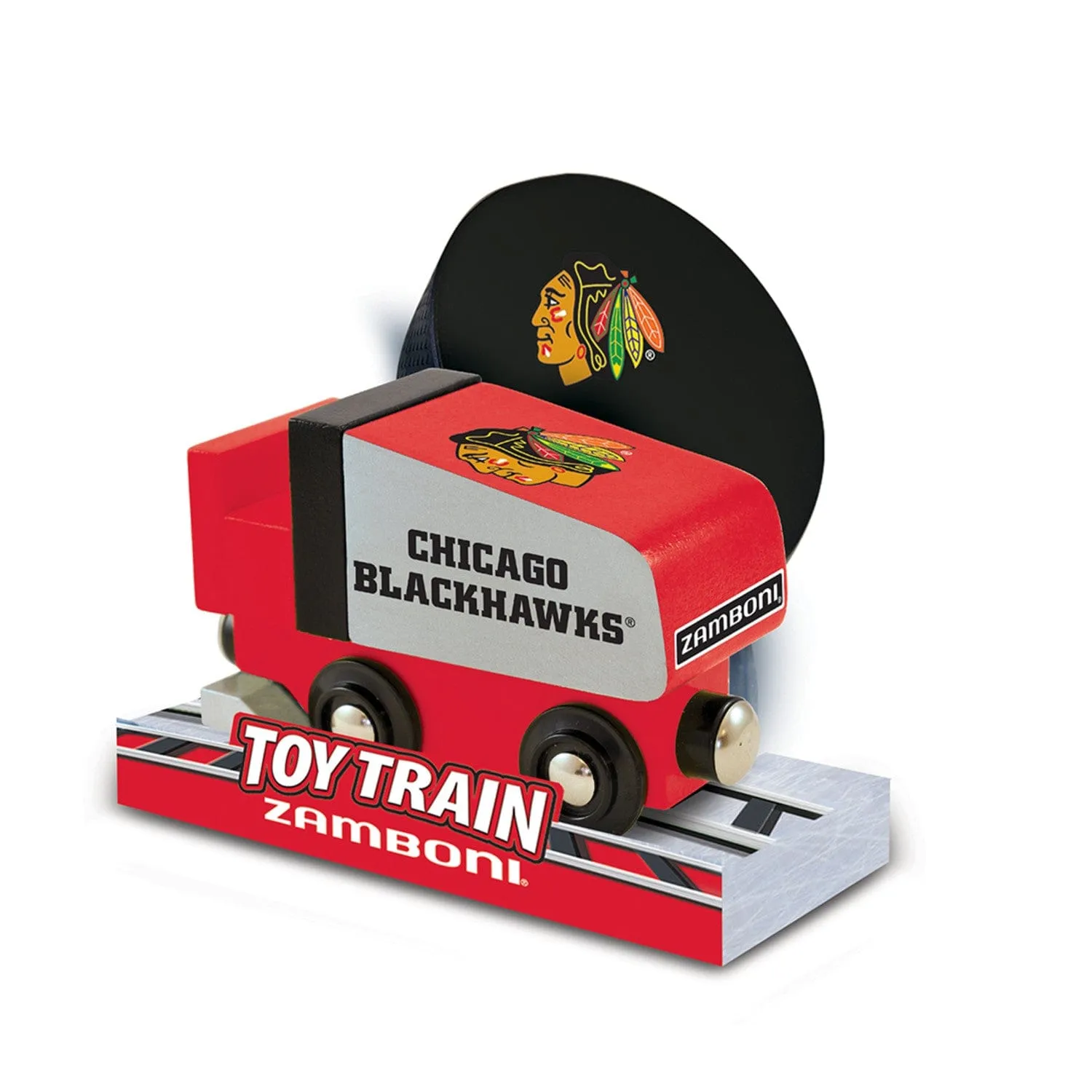 Chicago Blackhawks Toy Zamboni Train Engine