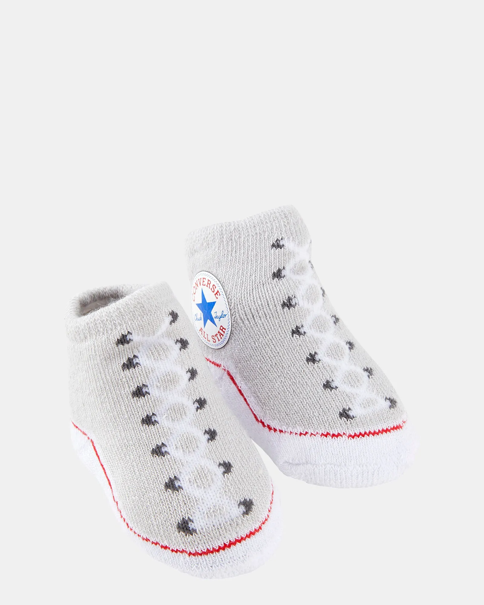 Chuck Taylor Booties 2 Pack Grey/Pink