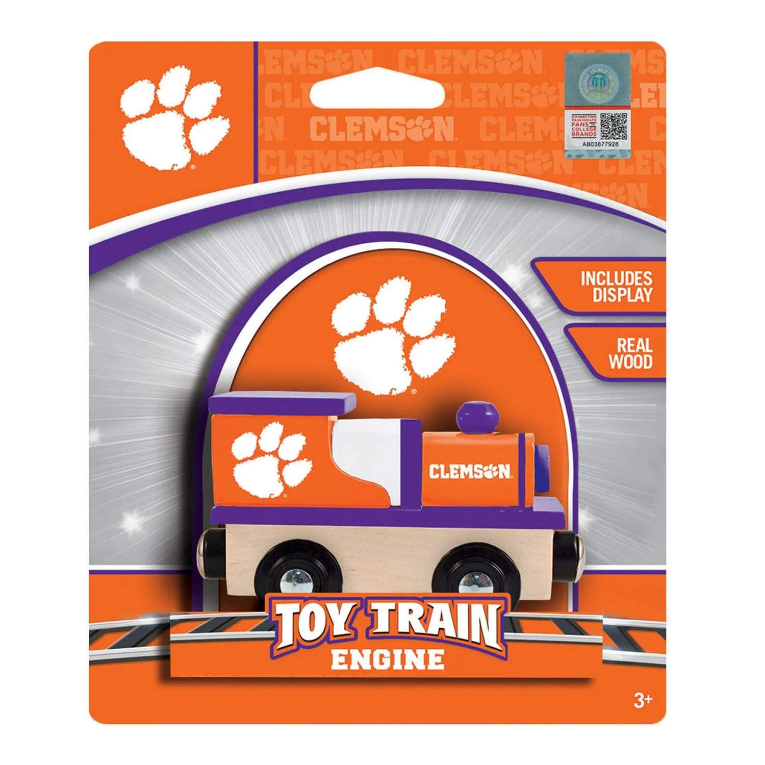 Clemson Tigers Toy Train Engine