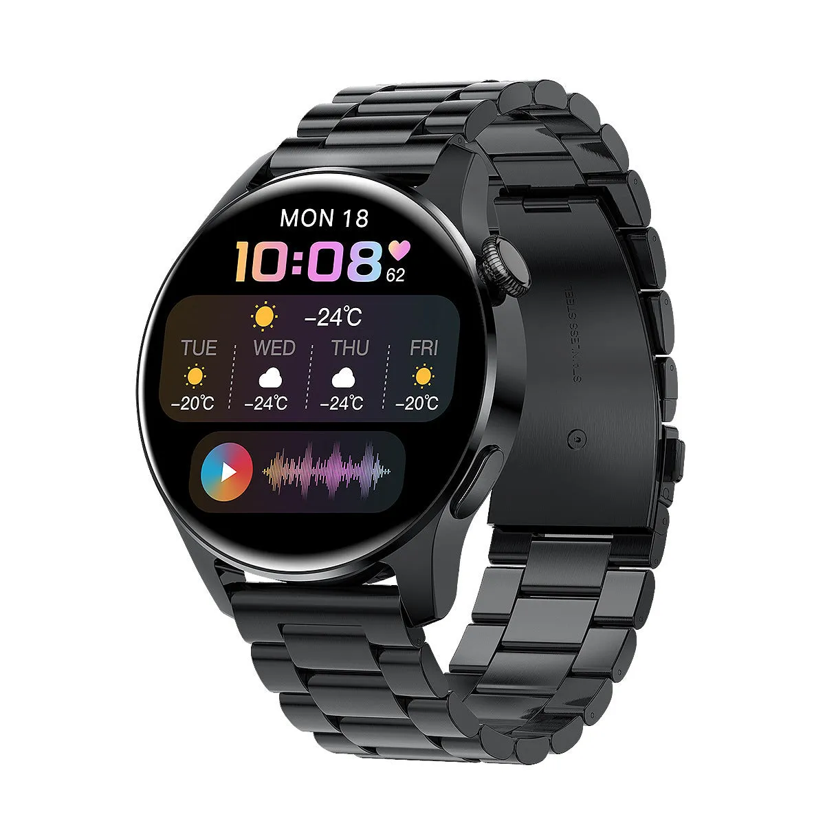 Curved Screen Smart Bracelet Dynamic Dial Split Screen Bluetooth Calling Smart Watch