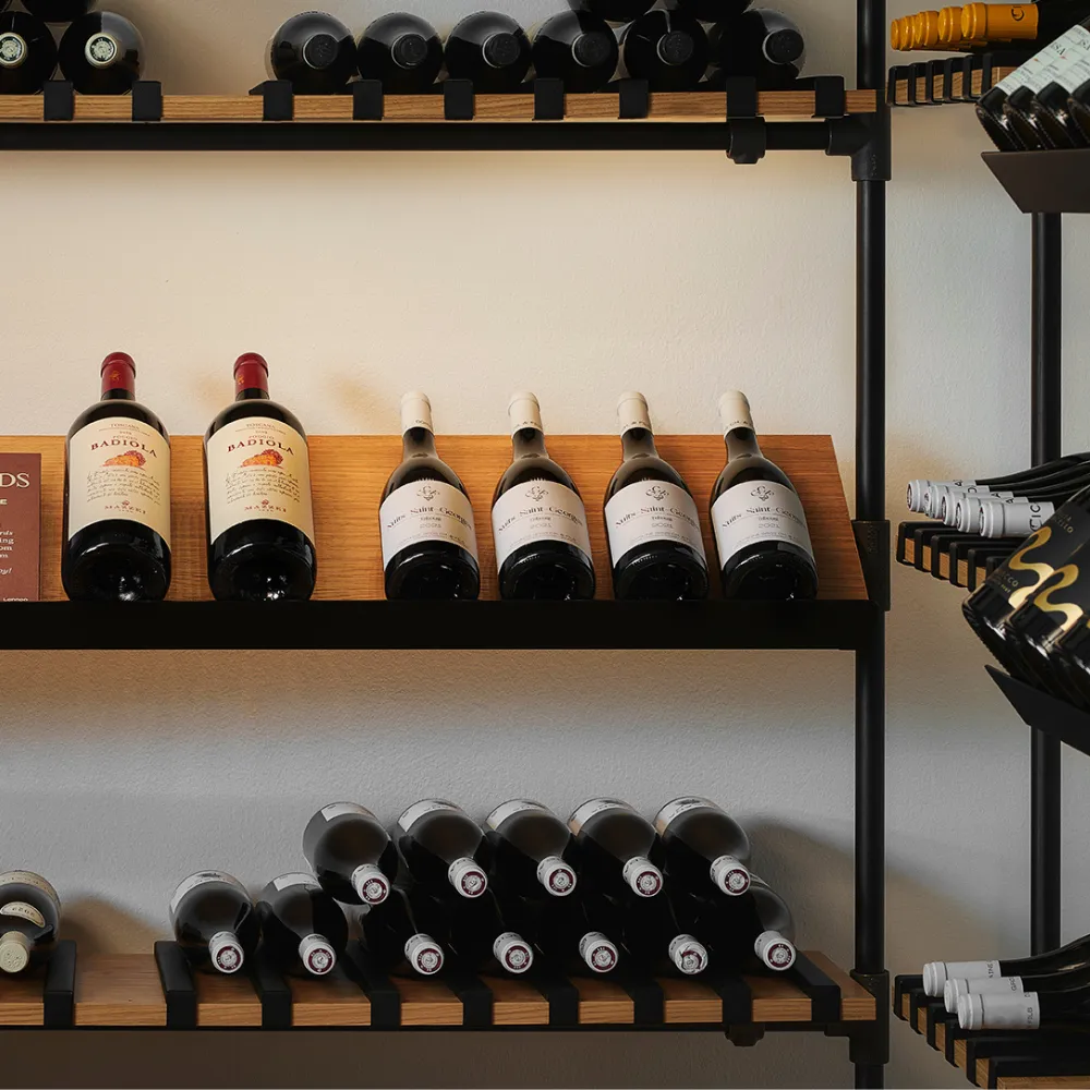 Display Rail for wine, books & shoes