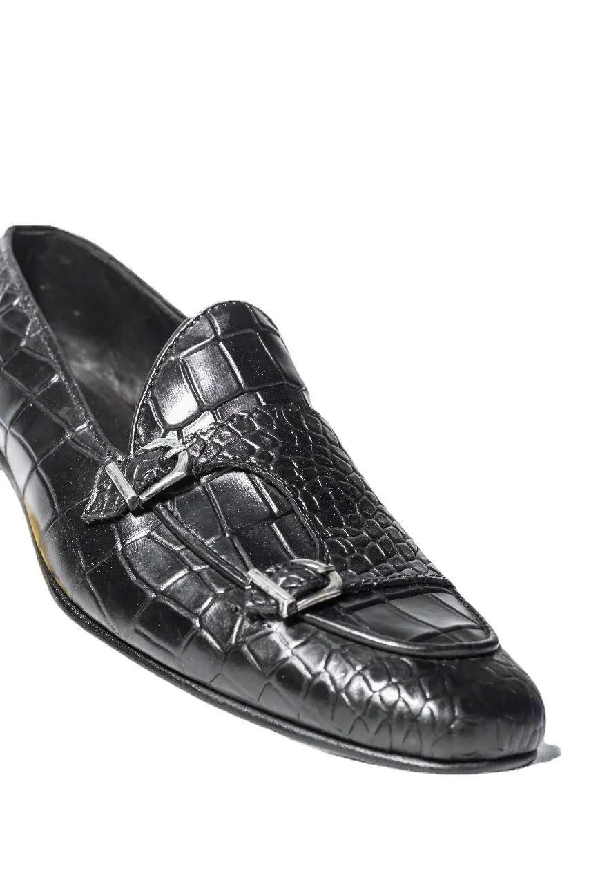 DOUBLE MONK FULL CRO -Leather Shoes -TnV Collection