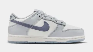 Dunk Low Light Carbon Grade School Lifestyle Shoes (Summit White/Wolf Grey/Light Carbon)