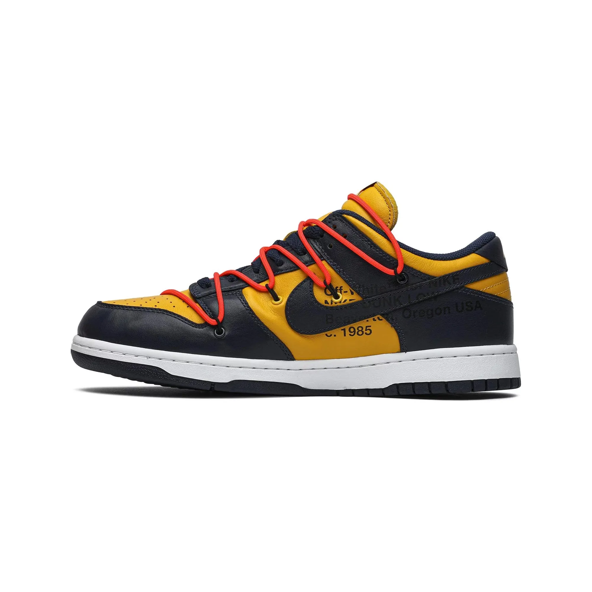 Dunk Low x Off-White - University Gold Midnight Navy (New)