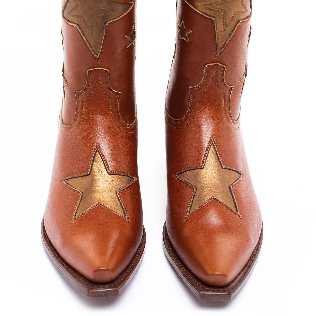 Five Star Thick Heel Western Cowboy Boots