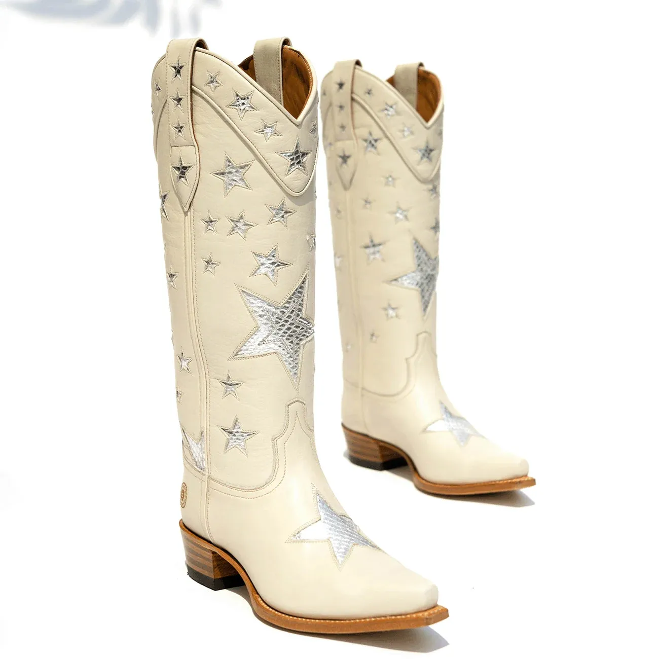 Five Star Thick Heel Western Cowboy Boots