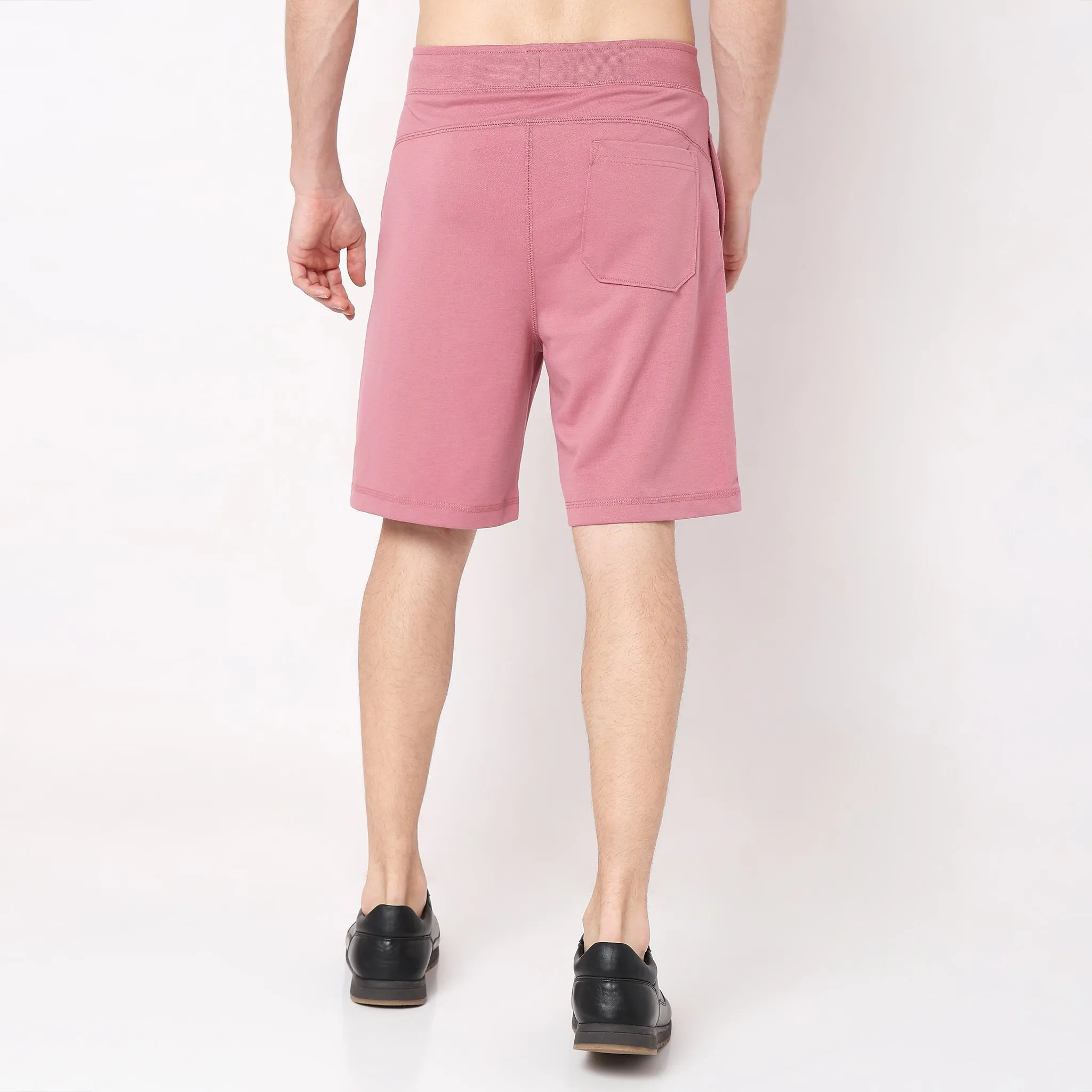 Flex Shorts - with Secure Mobile Pocket - Mid Rise Solid