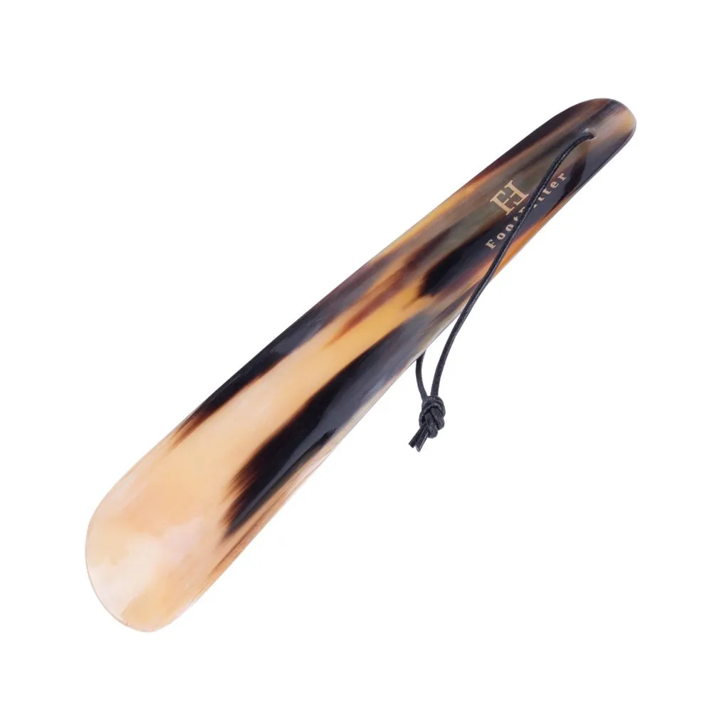 FootFitter Genuine Bull Horn Shoe Horn, 9"