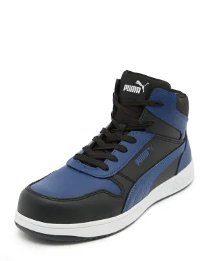 Frontcourt Mid Heritage Safety Shoe - Black/Blue