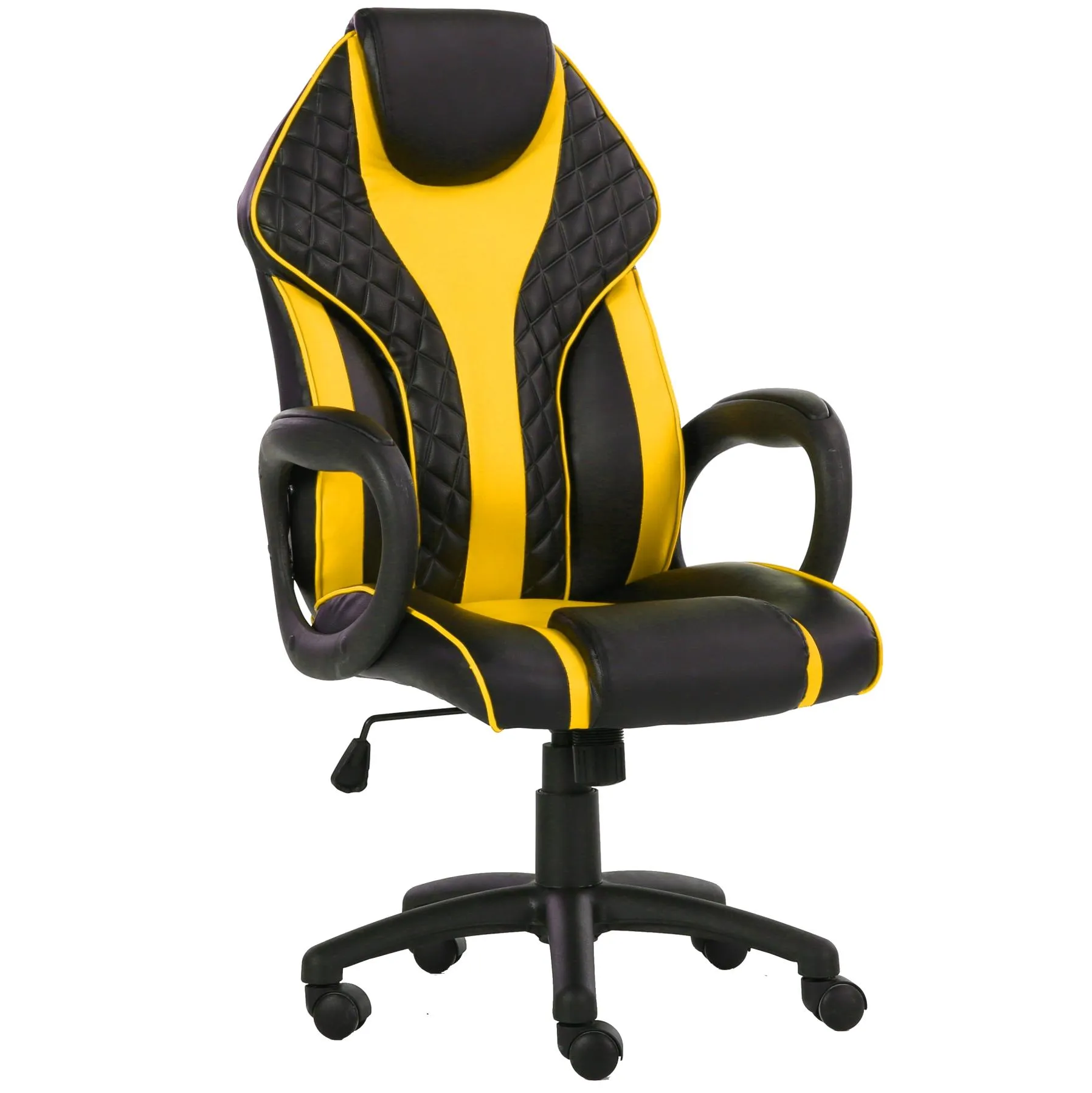 HAWK SERIES/ 058 GAMING CHAIR (BLACK & YELLOW)