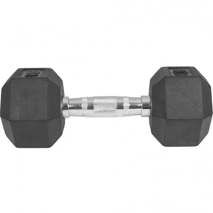 Hex Rubber Dumbbell 8KG