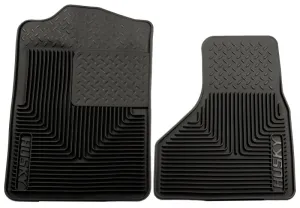 Husky Liners Heavy Duty Front Floor Mat - Rubber - Black - Ford Fullsize Truck 2008-10 - Pair